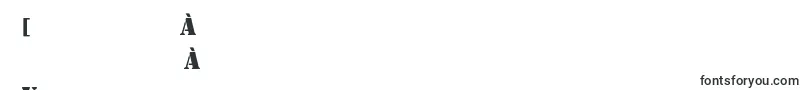 StencilThin-Schriftart – bengalische Schriften